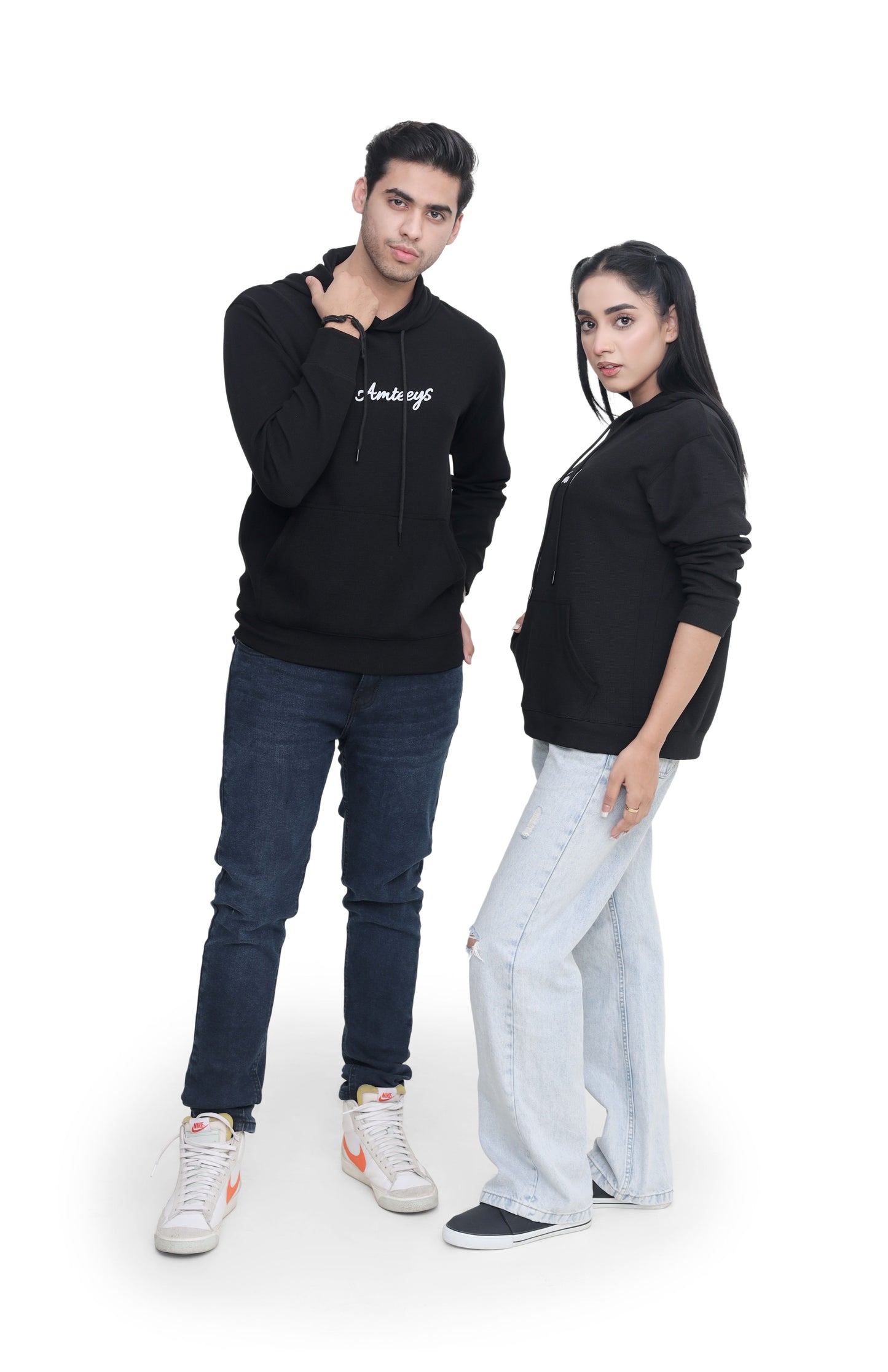 Pullover Hoodie - Black - Unisex