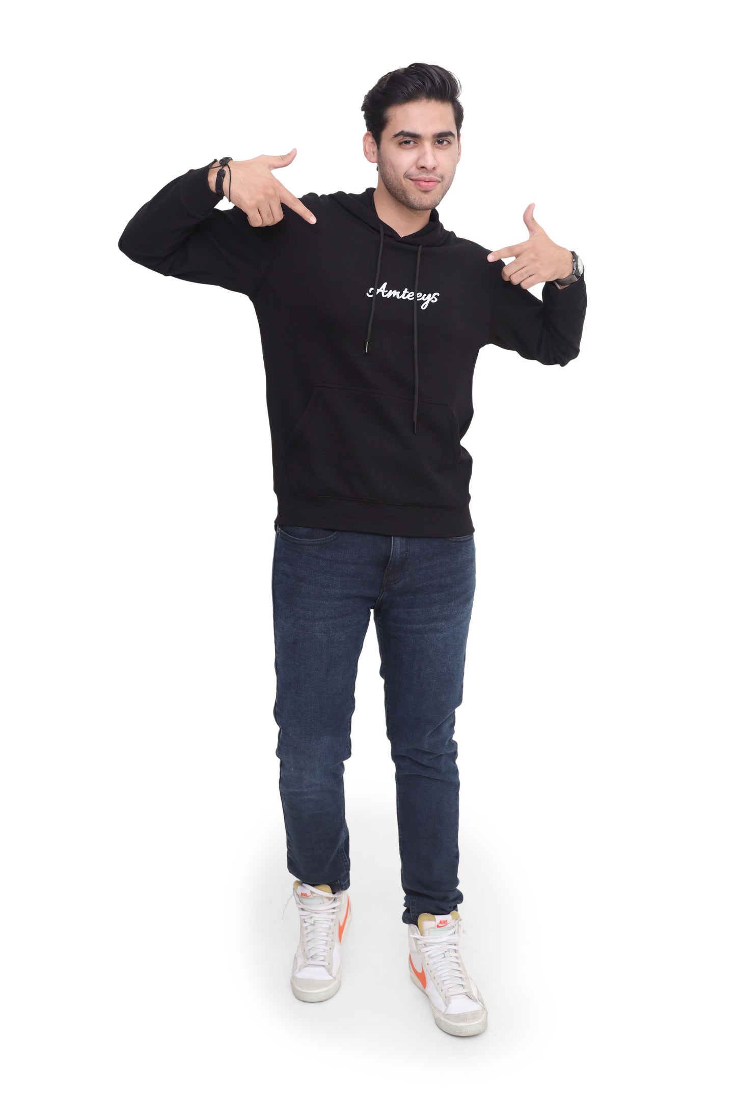 Pullover Hoodie - Black - Unisex